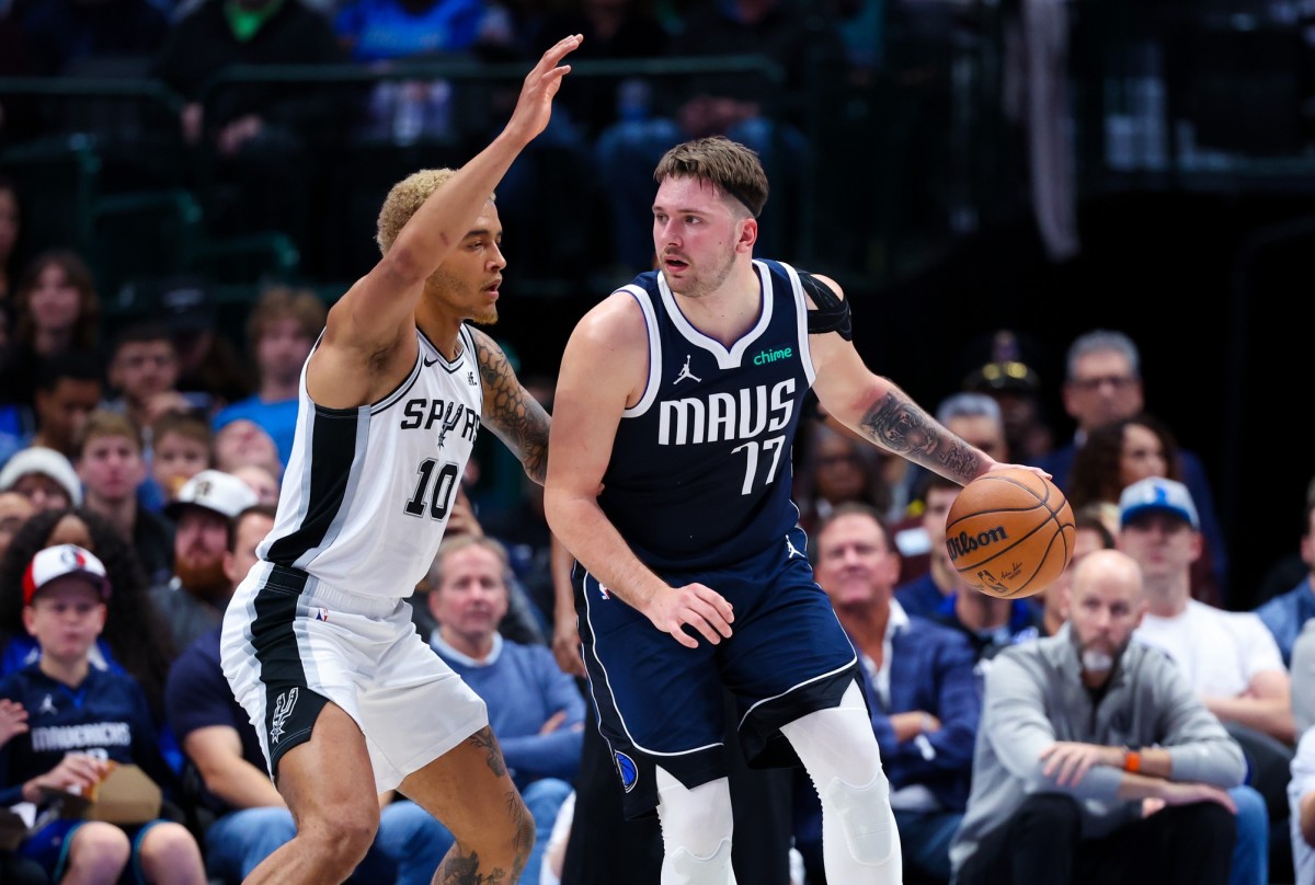 Luka Doncic, Dallas Mavericks, San Antonio Spurs